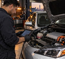 Hybrid diagnostics service